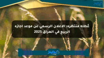 عُطلة منتظرة: الإعلان الرسمي عن موعد إجازة الربيع في العراق 2025